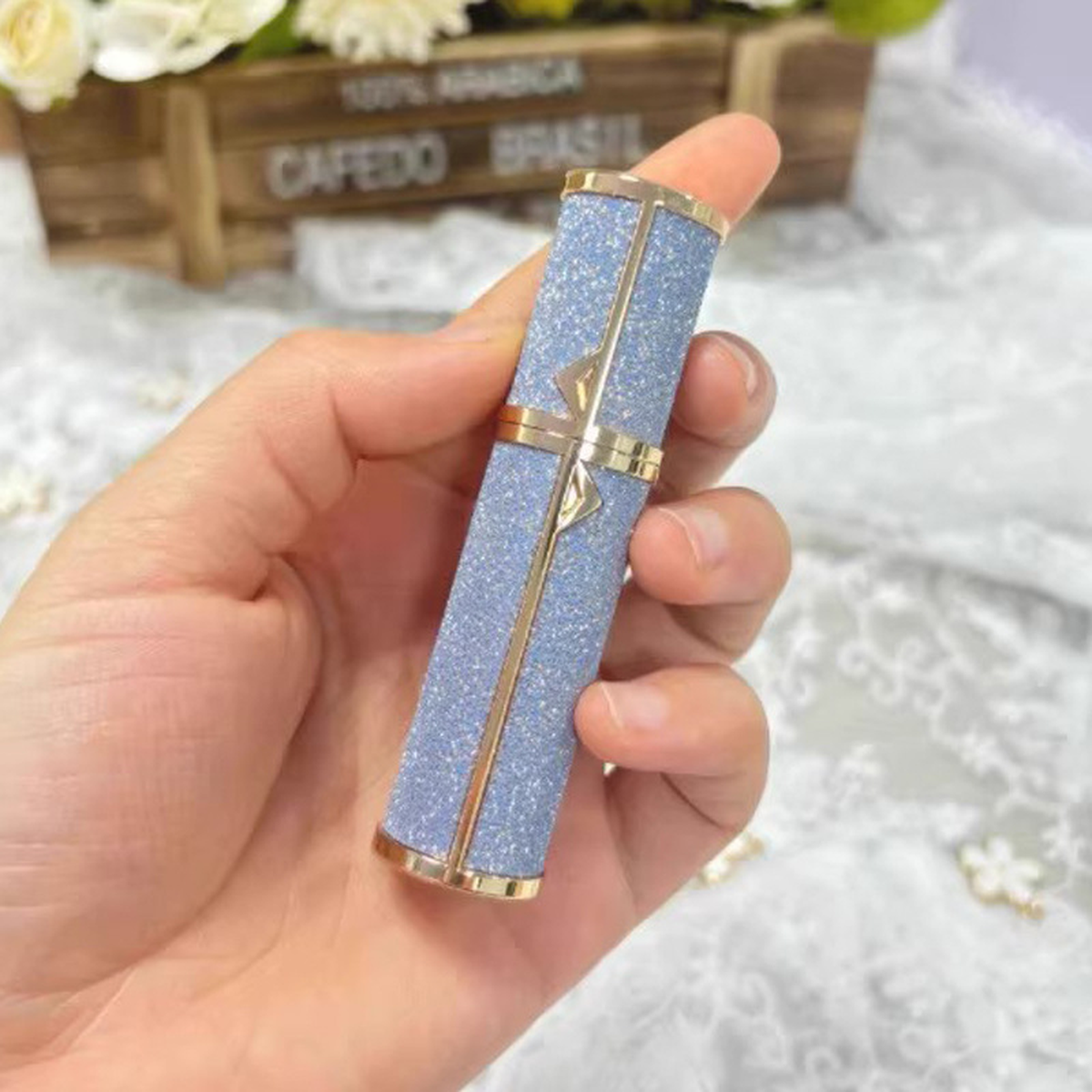 5 ml Refillable Perfume Atomizer with Decorative Case