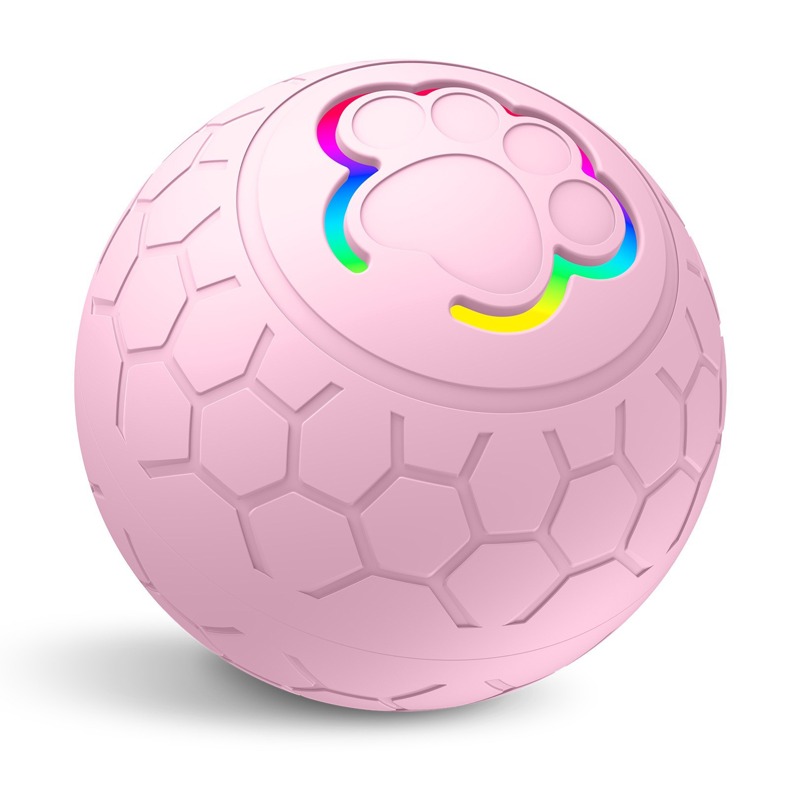 Smart Self-Rolling Dog Ball with RGB Light USB-C Rechargeable