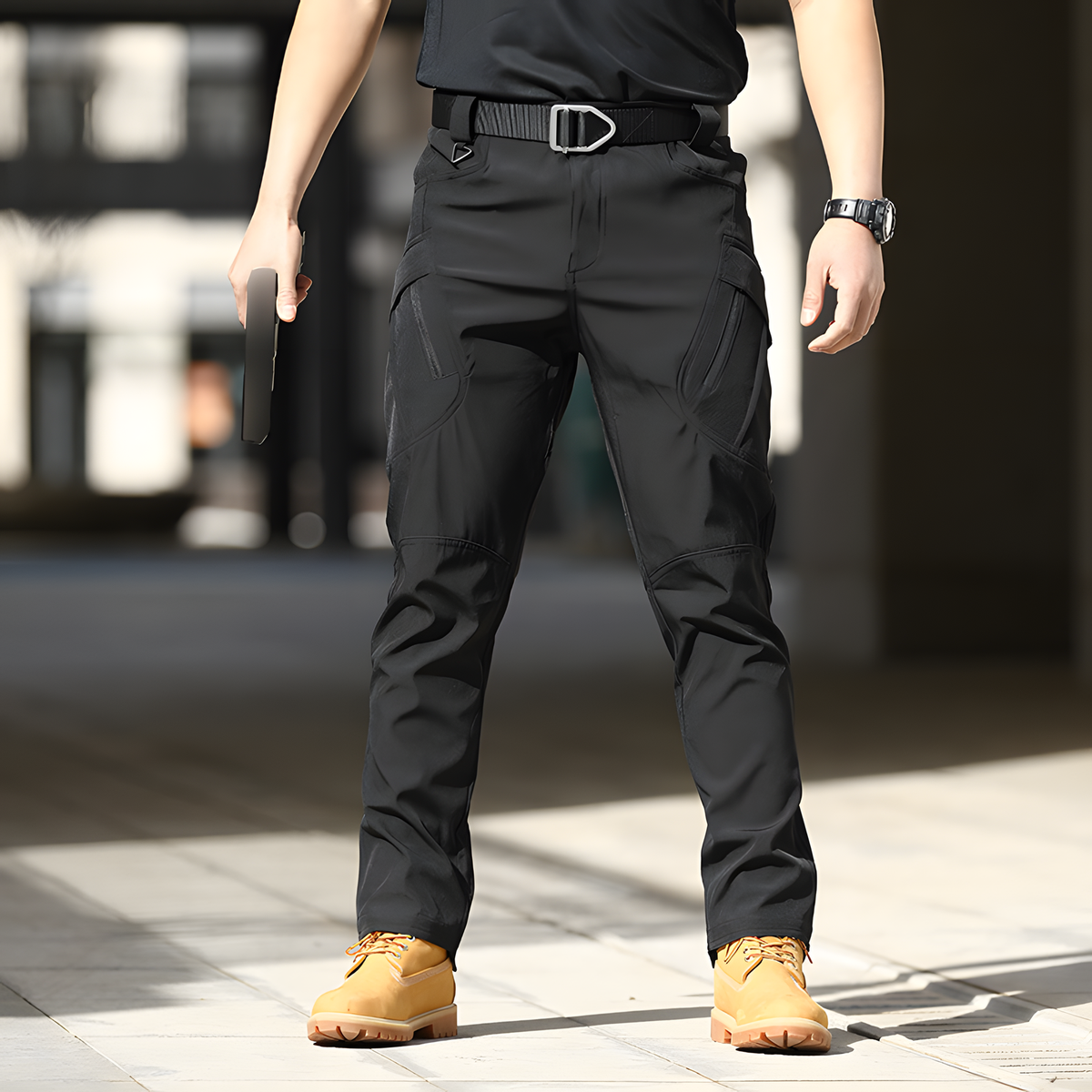 Stretch Outdoor Utility Pants with Multiple Pockets for Travel