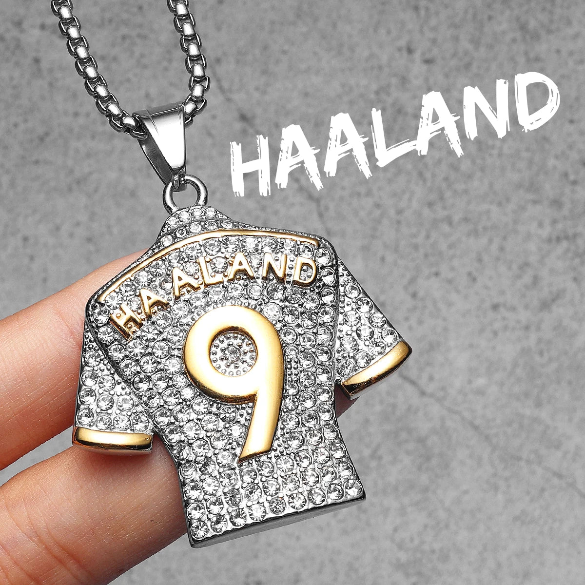 Soccer Jersey Pendant Necklace – Titanium Steel Fan Gift