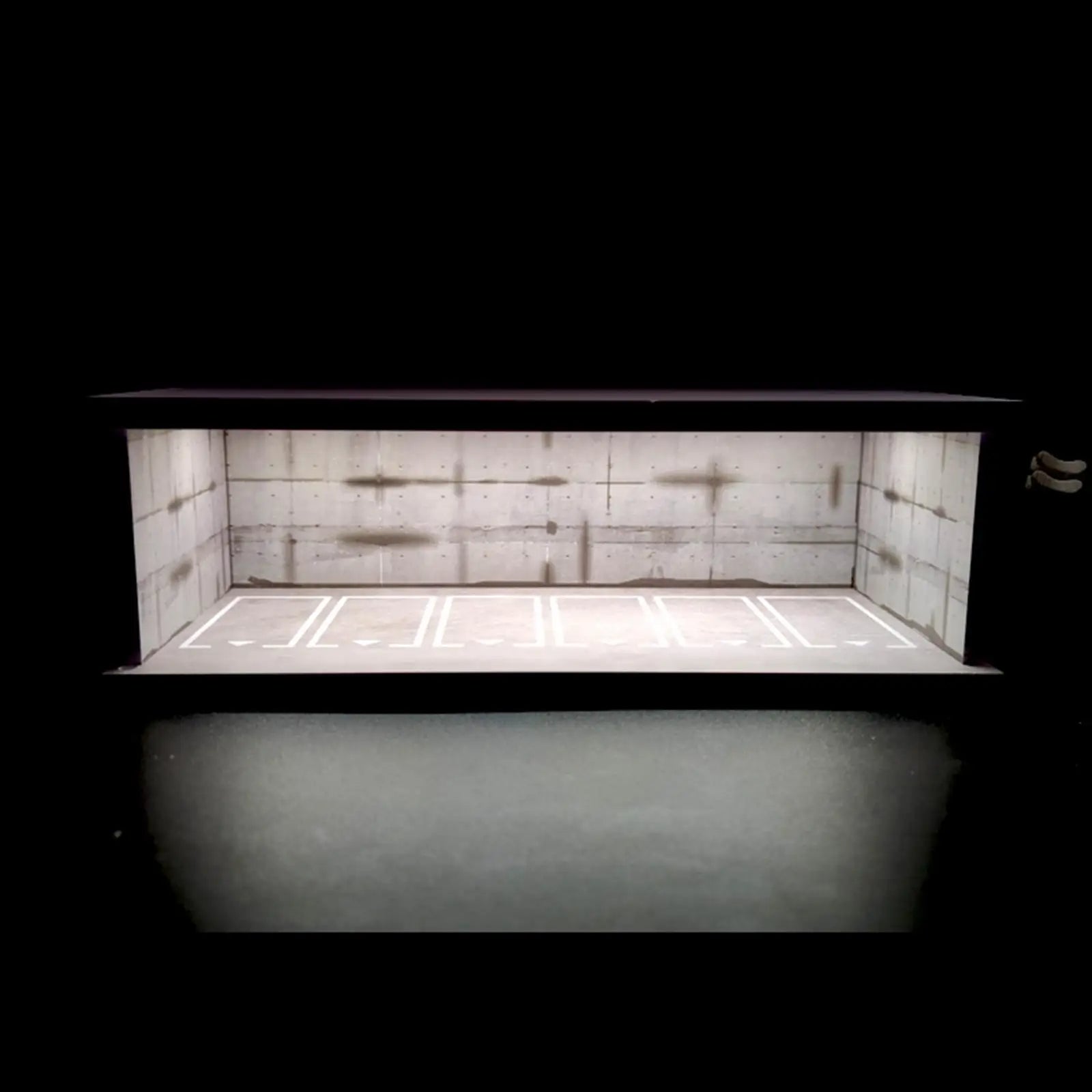 Model Cars Display Case Garage - Acrylic Showcase for Diecast Car Collection