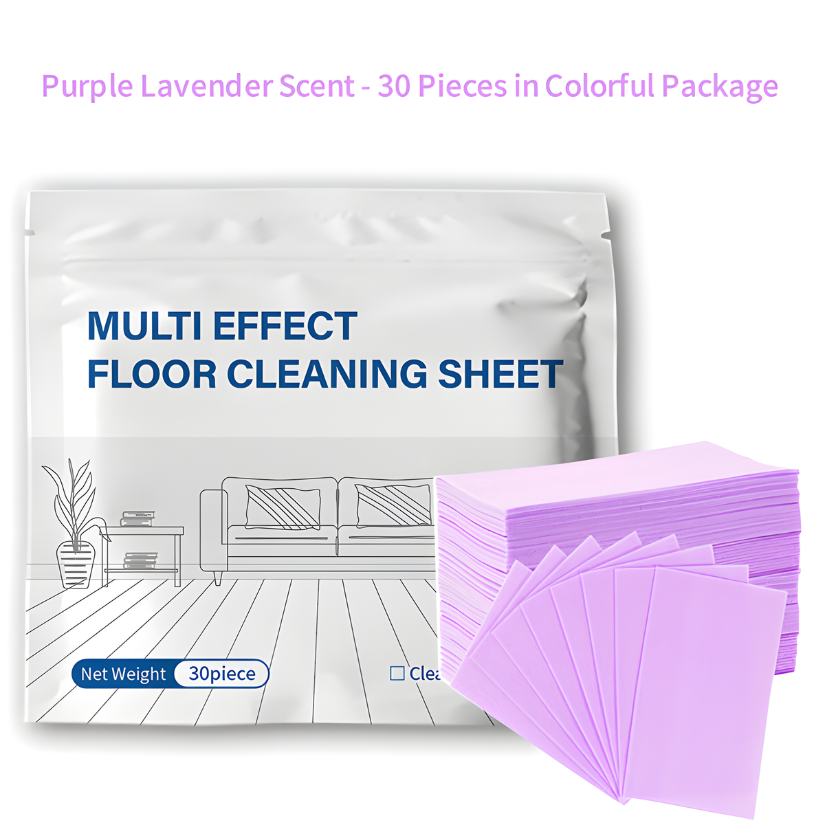 Concentrated Floor Cleaning Sheets – 30, 60 & 100 Sheet Packs