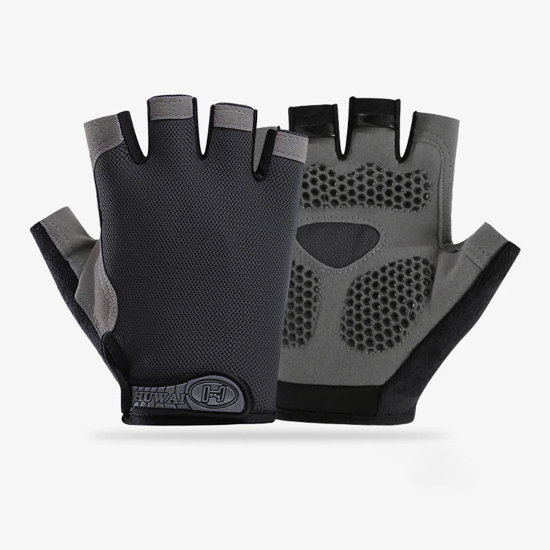 Fingerless Gym Gloves Anti-Slip Breathable for Men & Women