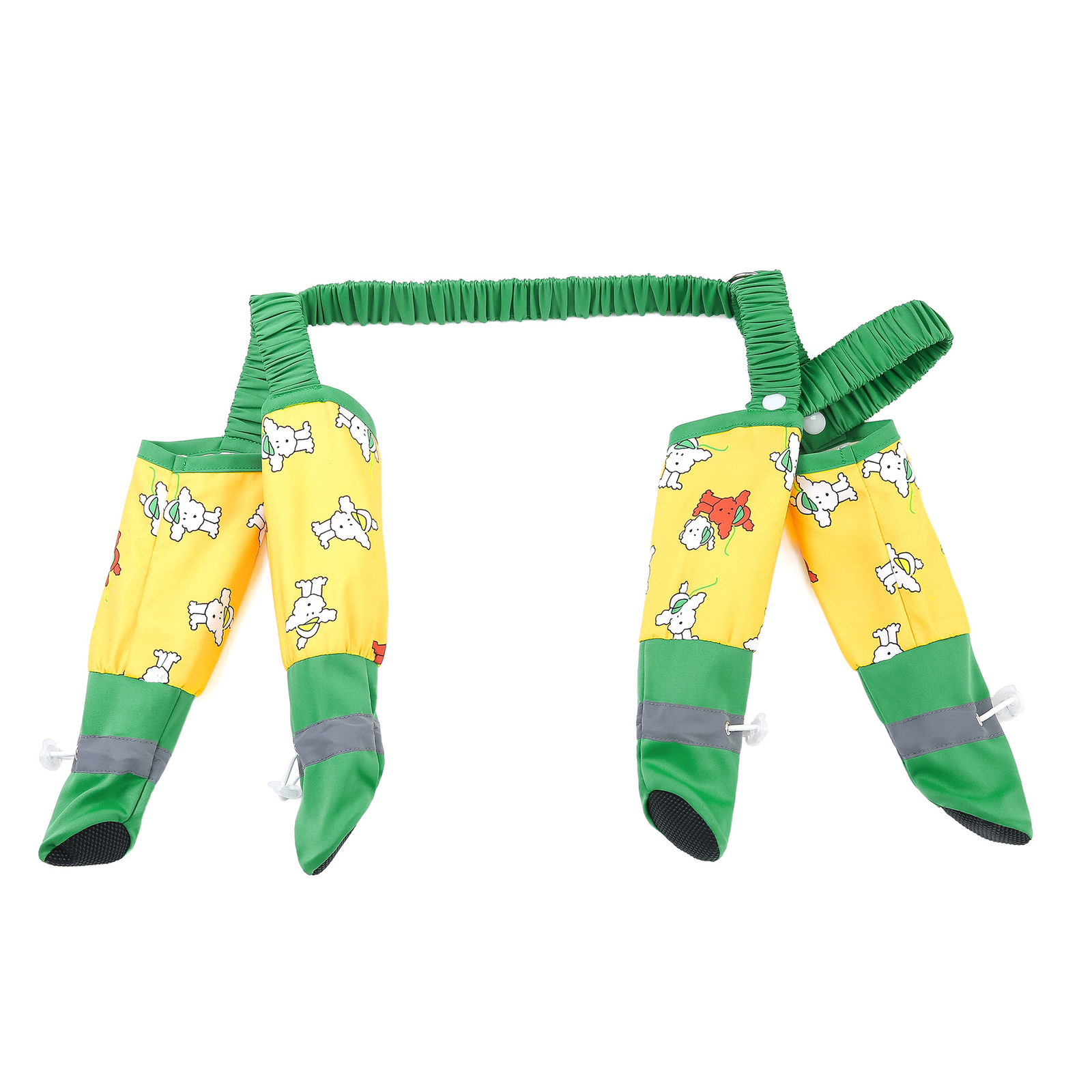 Waterproof Dog Leg Pants with Built-In Boots S-XXL 7 Prints