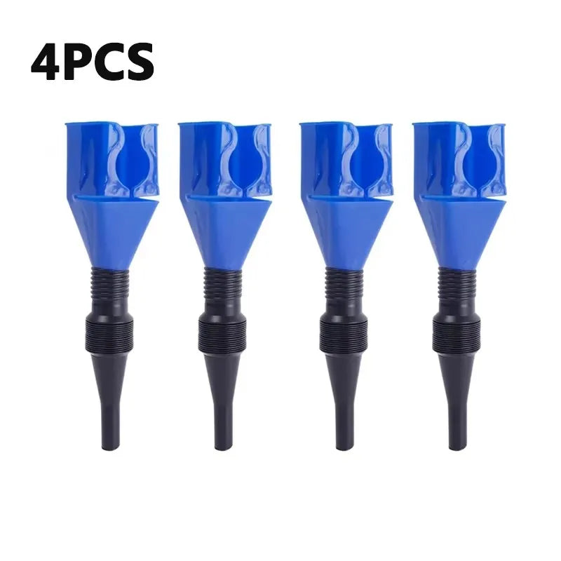 Universal Oil Fuel Funnel Set ABS Chemical-Resistant 1-5pcs