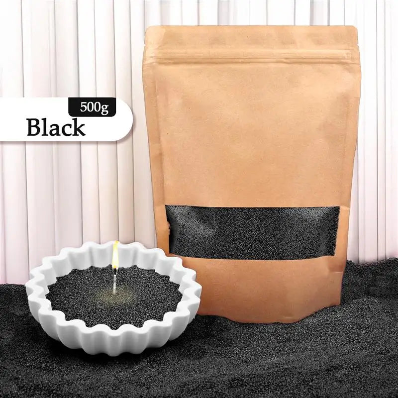 Cire de bougie granuleuse à perles