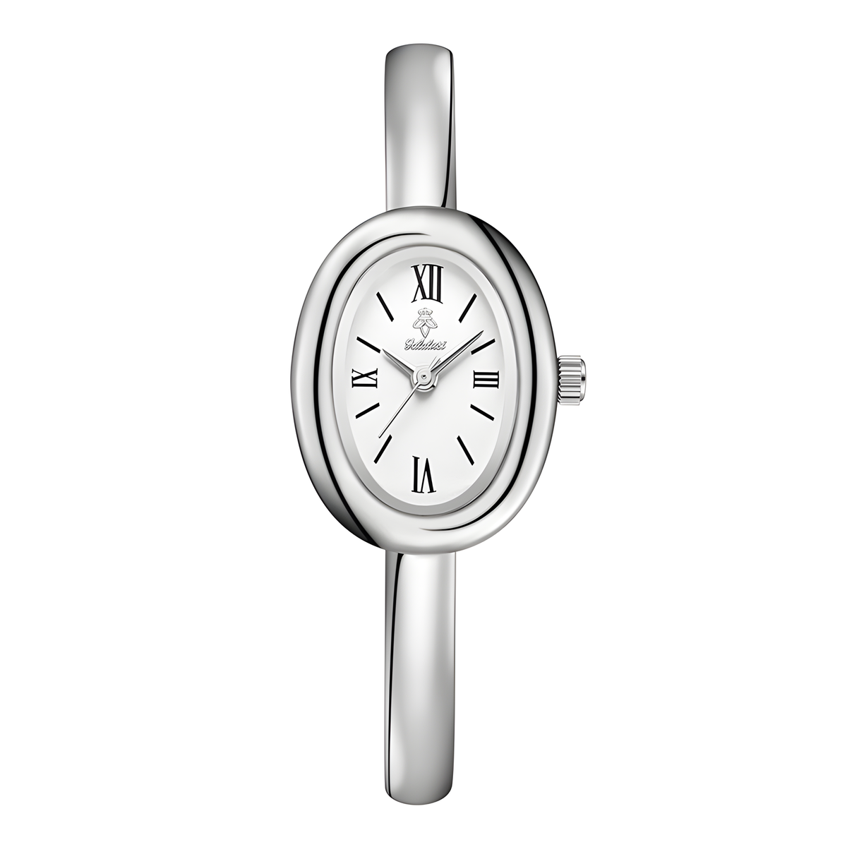 Oval Bracelet Watch with Quartz Movement and Color Options