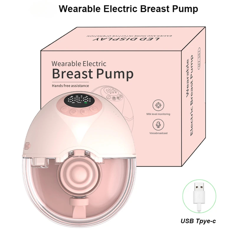 Hands-Free Wearable Electric Breast Pump 4-Mode 48-Gear