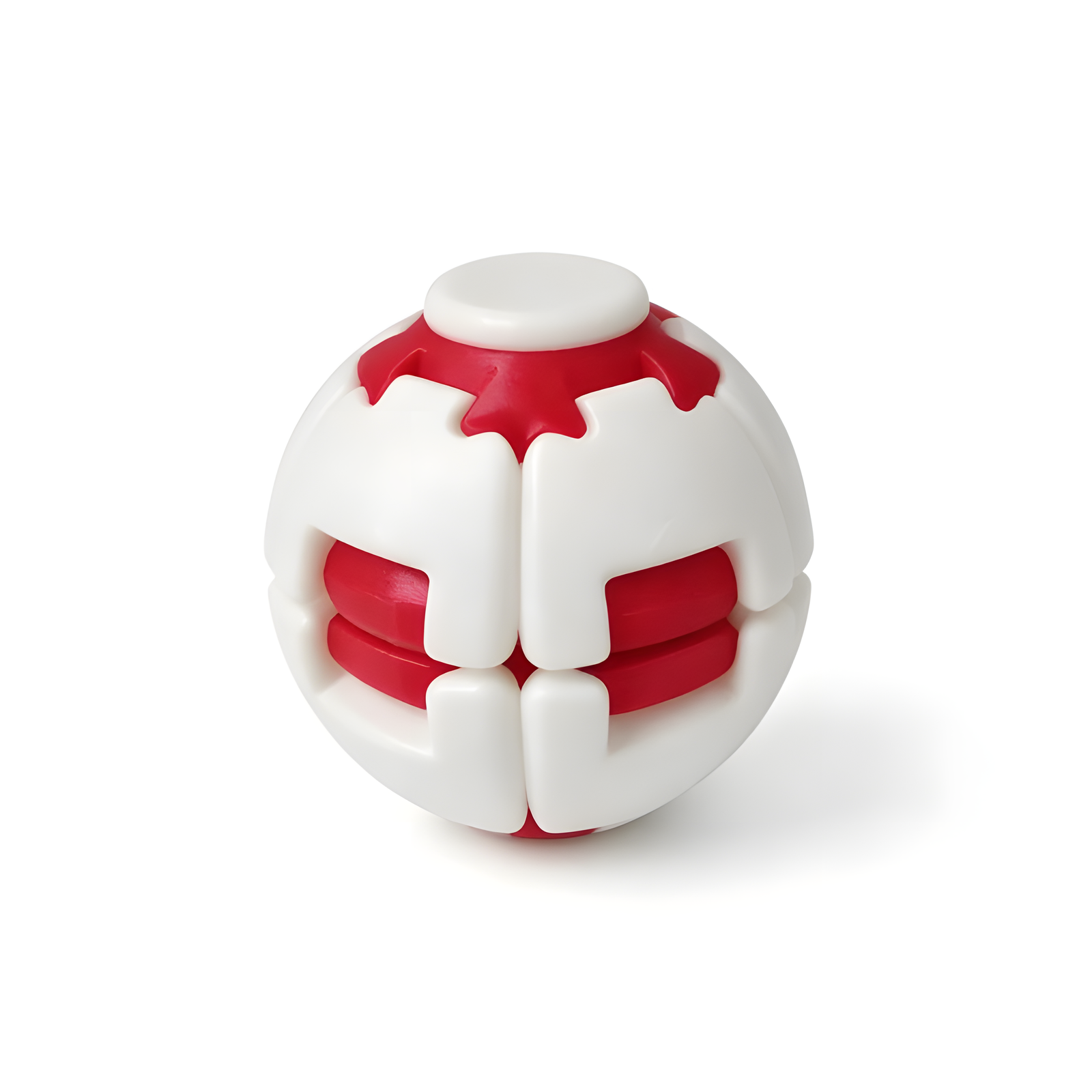 Press and Spin Fidget Ball Tactile Desk Toy 6.5cm 9 Colors