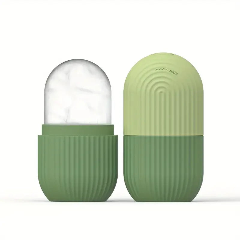 Silicone Ice Ball Face Massager - Cooling Facial Contouring Tool