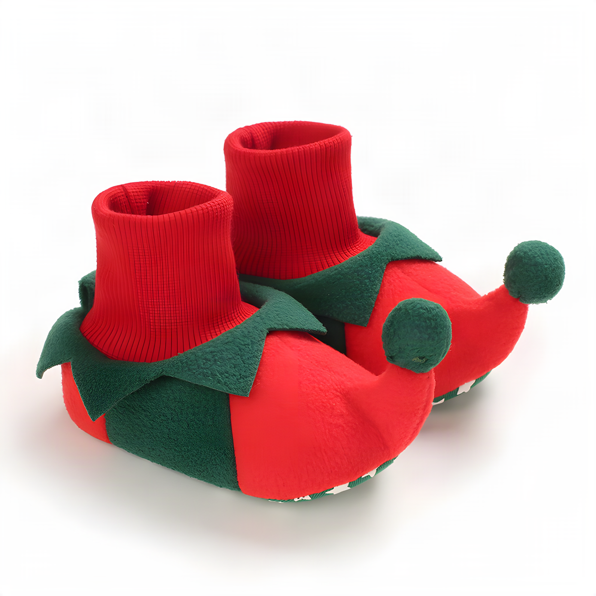 Soft Christmas Baby Booties in 11, 12 and 13 cm Size Options