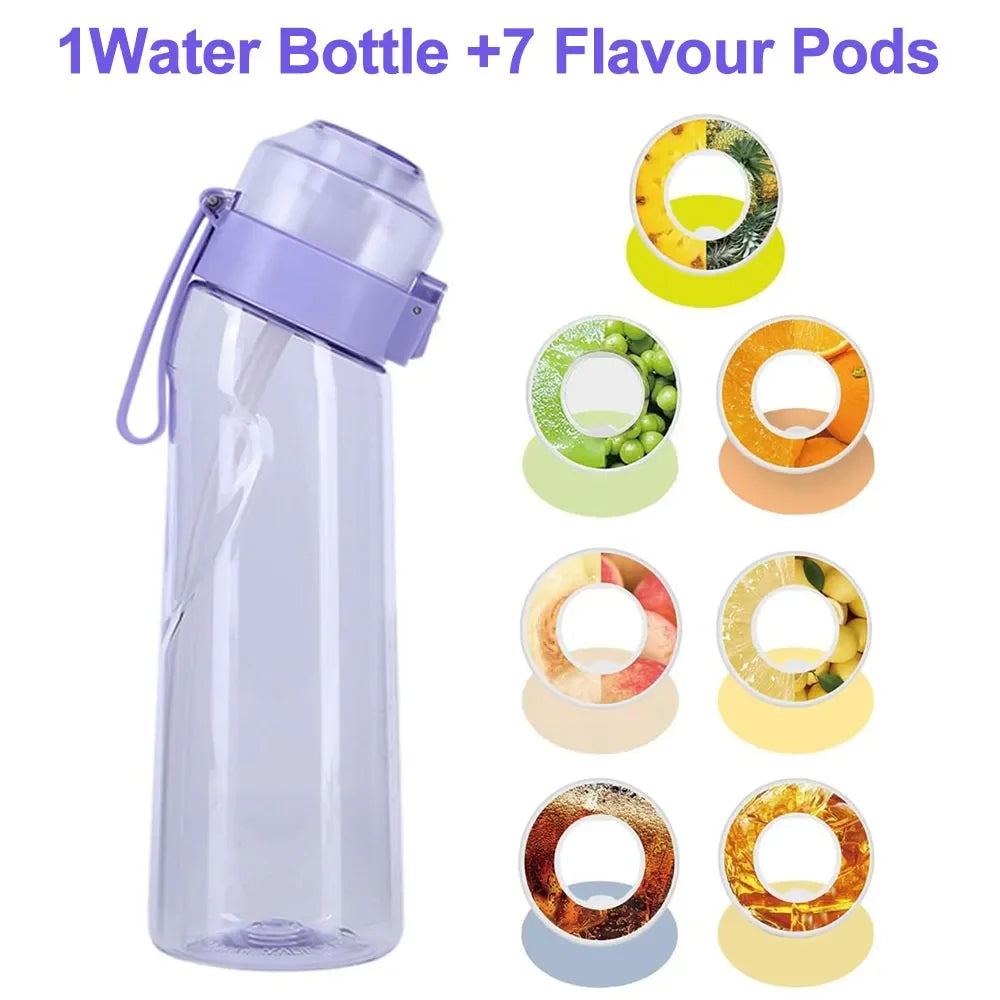 Flavored Water Bottle 650ml - Fruit Infuser Hydration Bottle BPA-Free