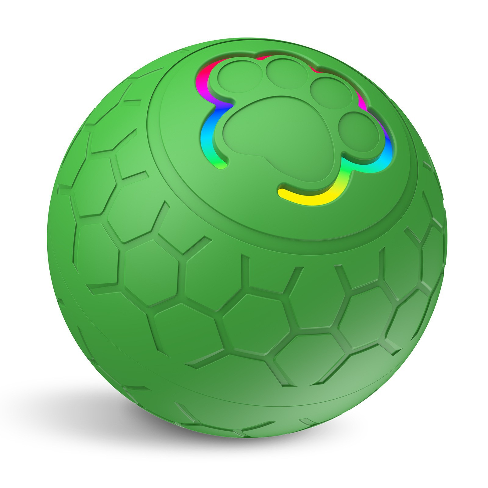 Smart Self-Rolling Dog Ball with RGB Light USB-C Rechargeable