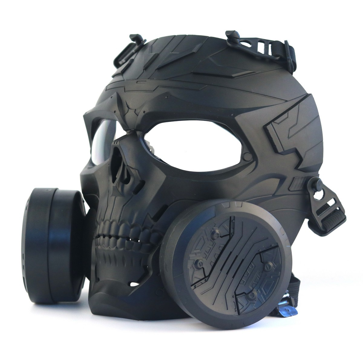 Tactical Skull Full Face Mask with Dual Cooling Fans