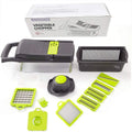12-in-1 Vegetable Chopper & Slicer - Dicer, Grater & Drain Basket - TradixPro