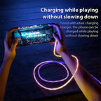 120W Ultra-Fast Charging Cable with Glowing RGB LED (High Power & Aesthetic Design) - TradixPro