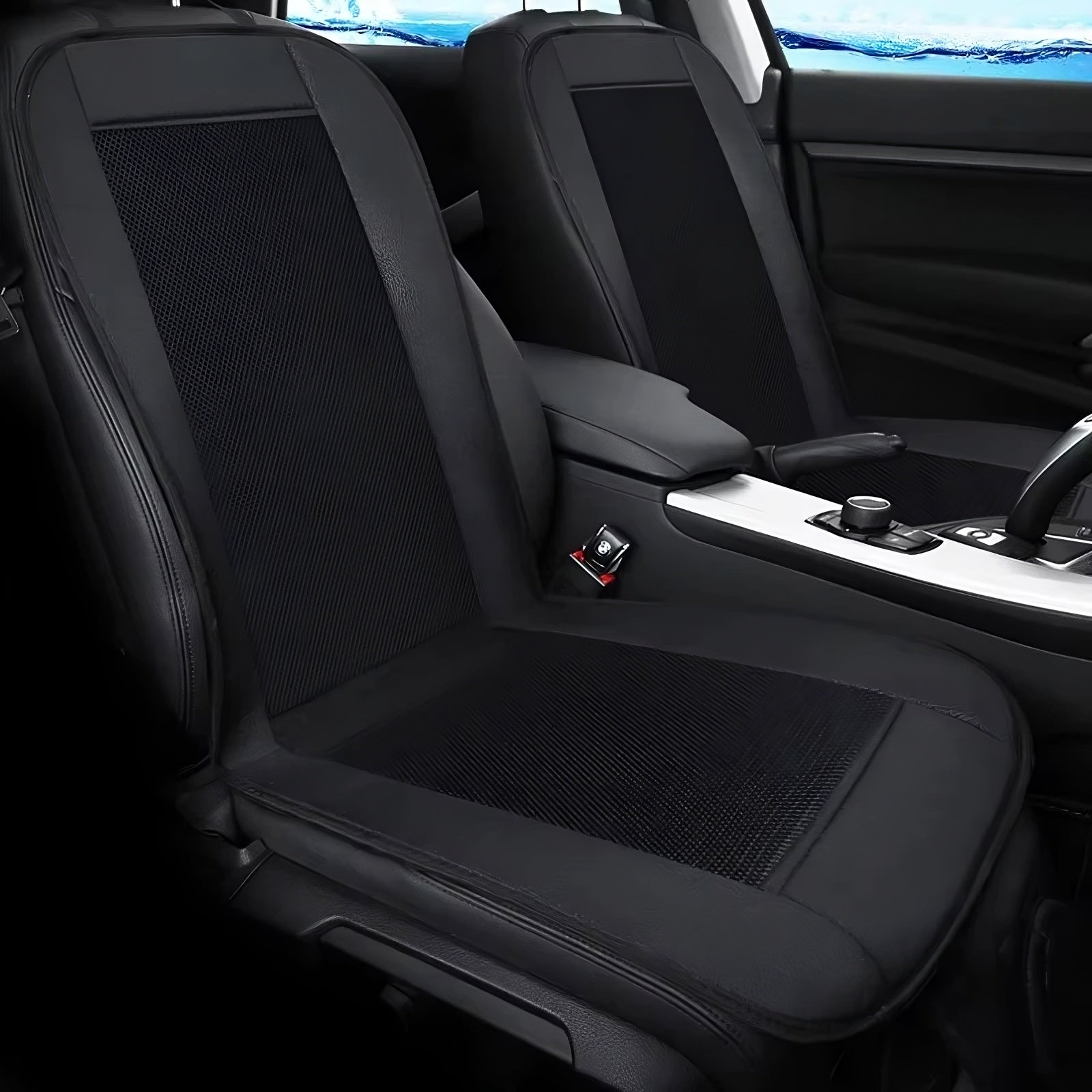 12V Car Seat Cooling Cover - Ventilated Mesh Cushion for Summer Driving - TradixPro