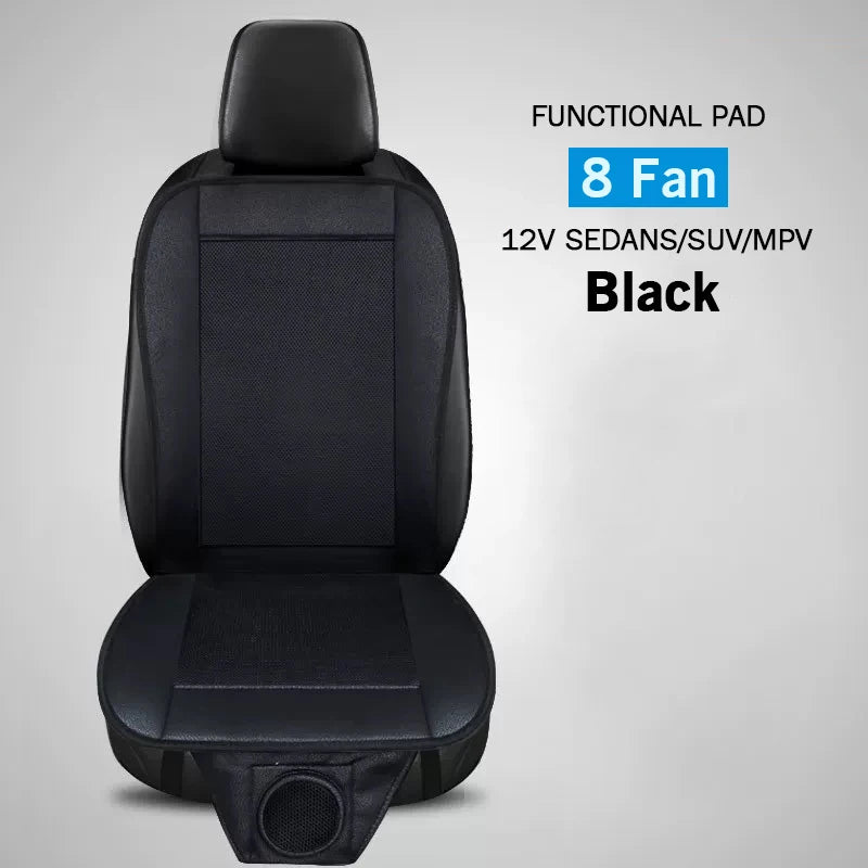 12V Car Seat Cooling Cover - Ventilated Mesh Cushion for Summer Driving - TradixPro