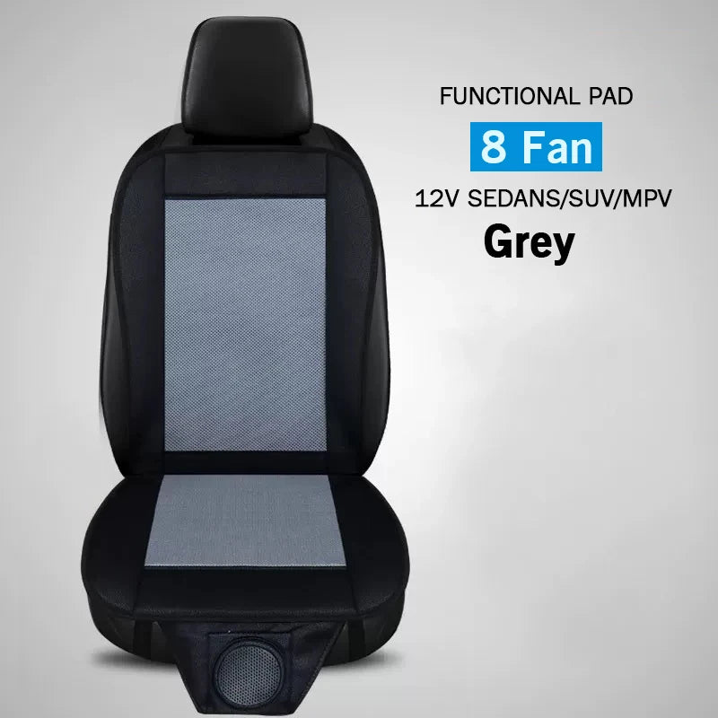12V Car Seat Cooling Cover - Ventilated Mesh Cushion for Summer Driving - TradixPro
