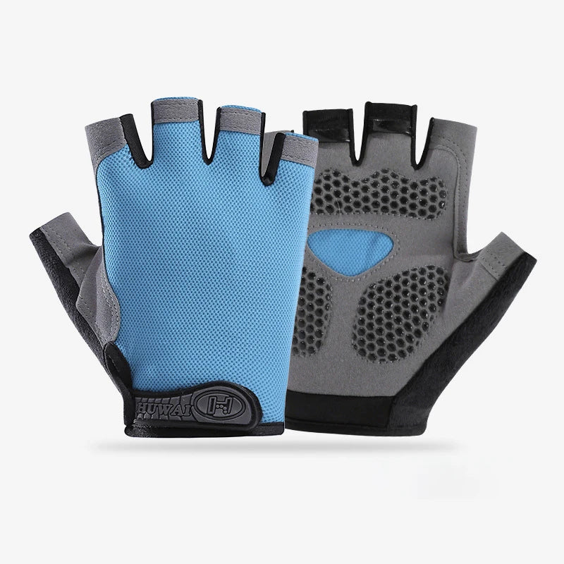 Fingerless Gym Gloves Anti-Slip Breathable for Men & Women