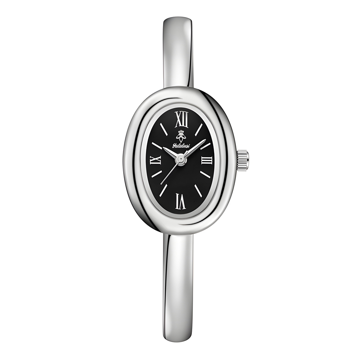 Oval Bracelet Watch with Quartz Movement and Color Options