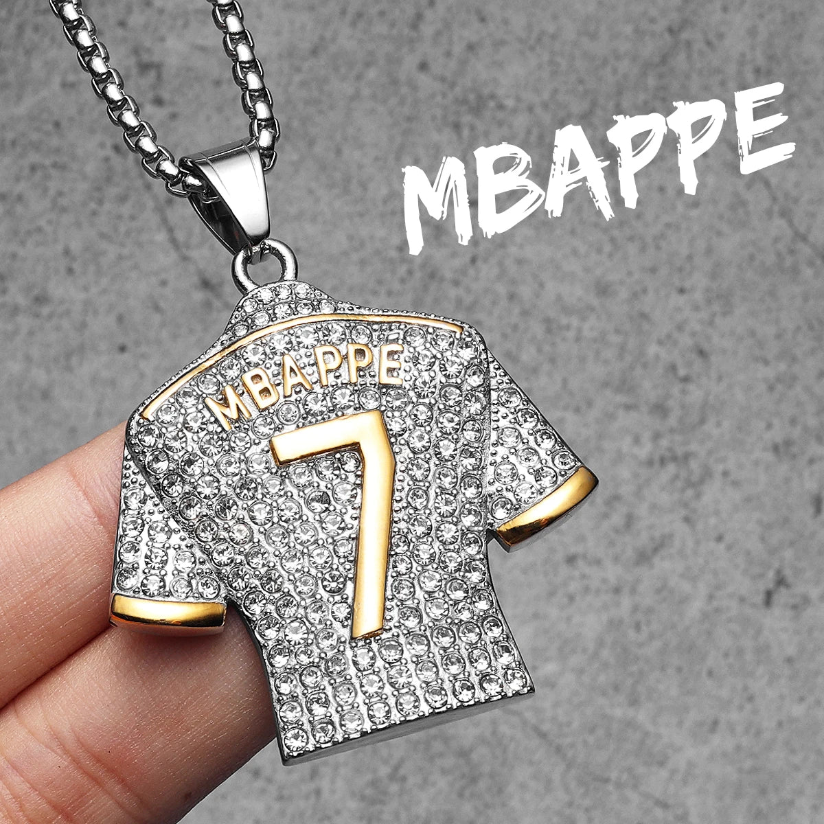 Soccer Jersey Pendant Necklace – Titanium Steel Fan Gift