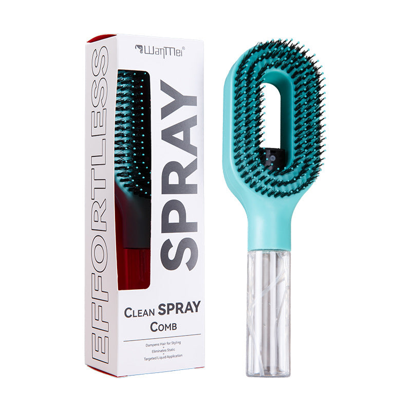2-in-1 Mist Spray Detangling Hair Brush Anti-Static