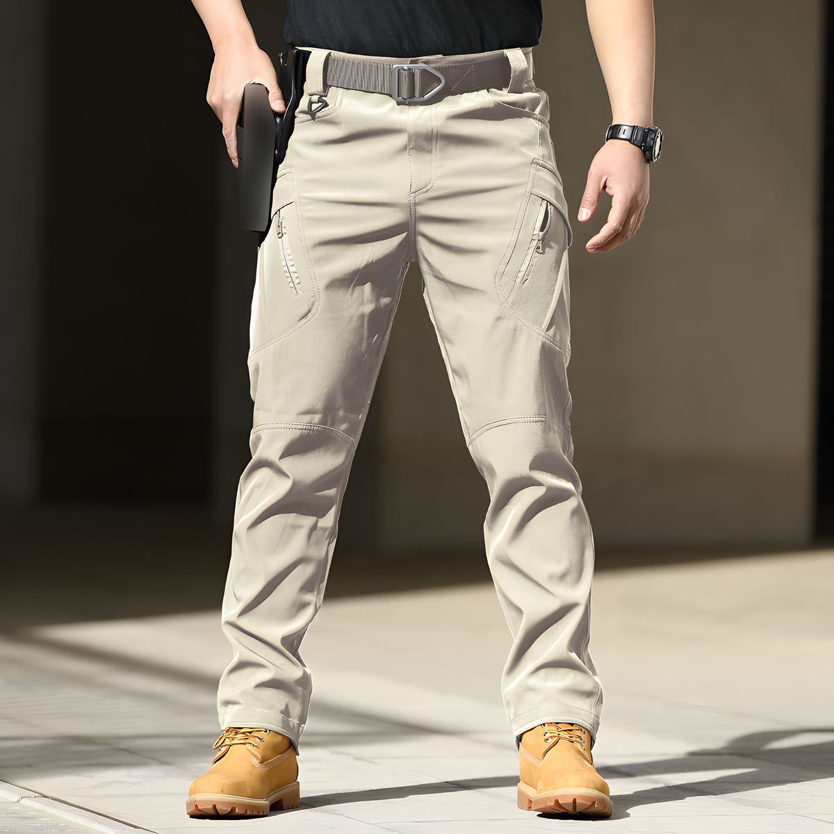 Stretch Outdoor Utility Pants with Multiple Pockets for Travel