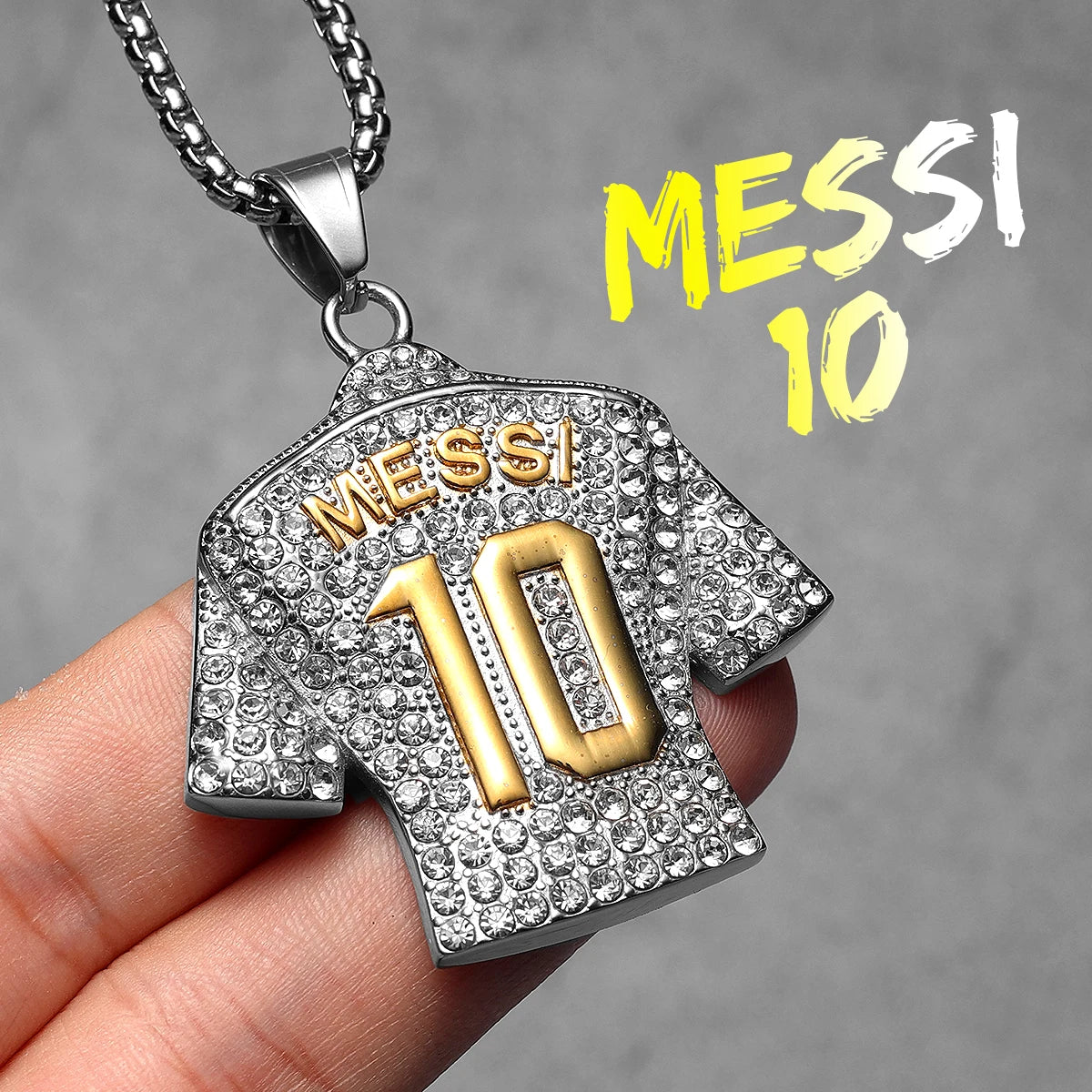 Soccer Jersey Pendant Necklace – Titanium Steel Fan Gift