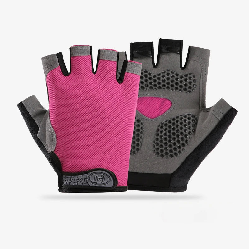 Fingerless Gym Gloves Anti-Slip Breathable for Men & Women