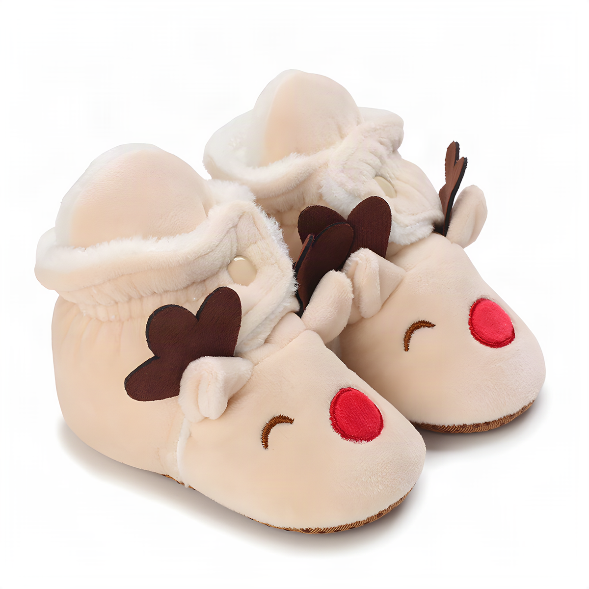Soft Christmas Baby Booties in 11, 12 and 13 cm Size Options