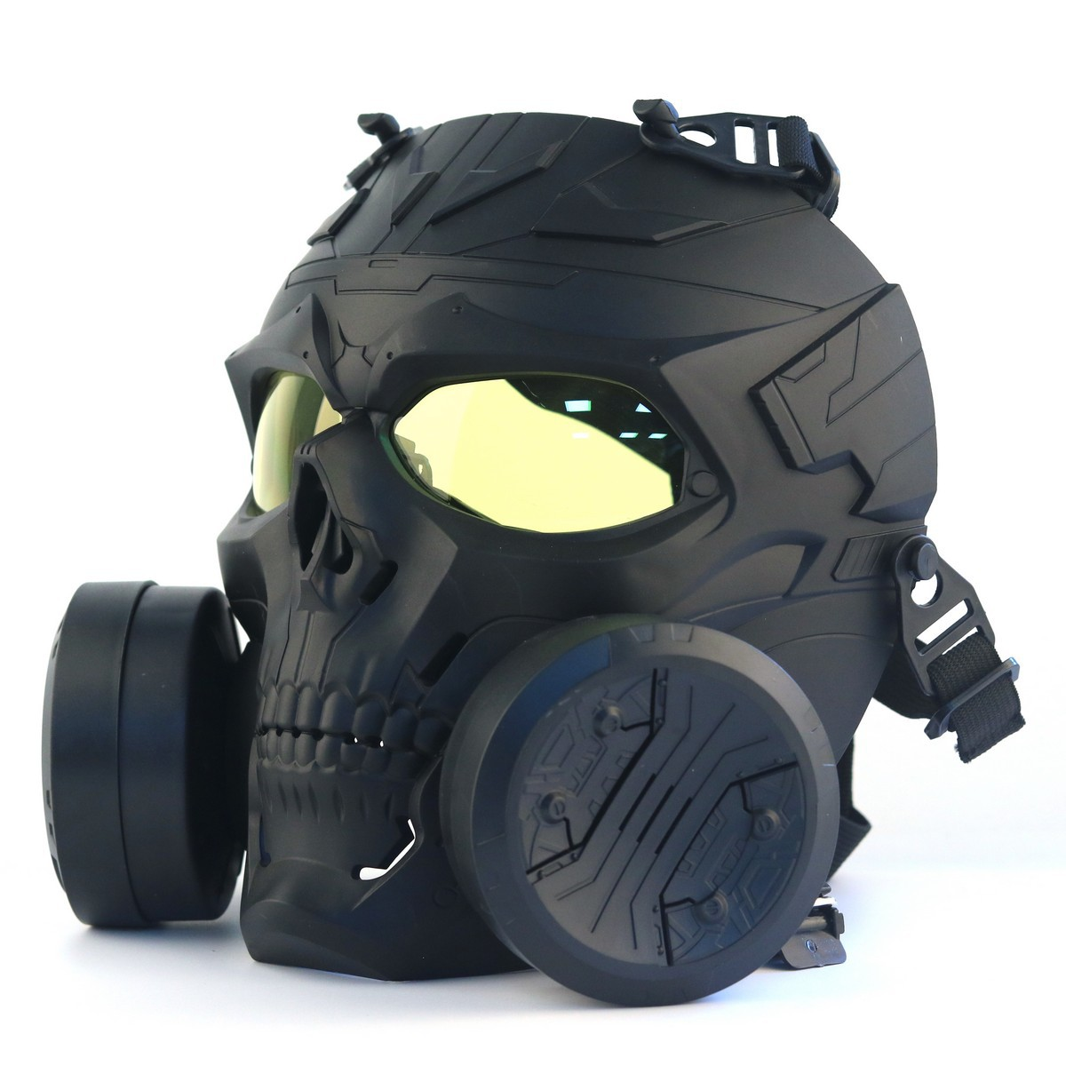 Tactical Skull Full Face Mask with Dual Cooling Fans