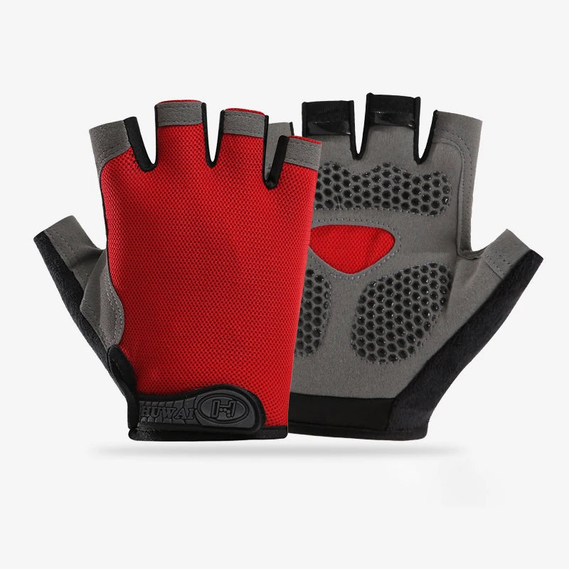Fingerless Gym Gloves Anti-Slip Breathable for Men & Women
