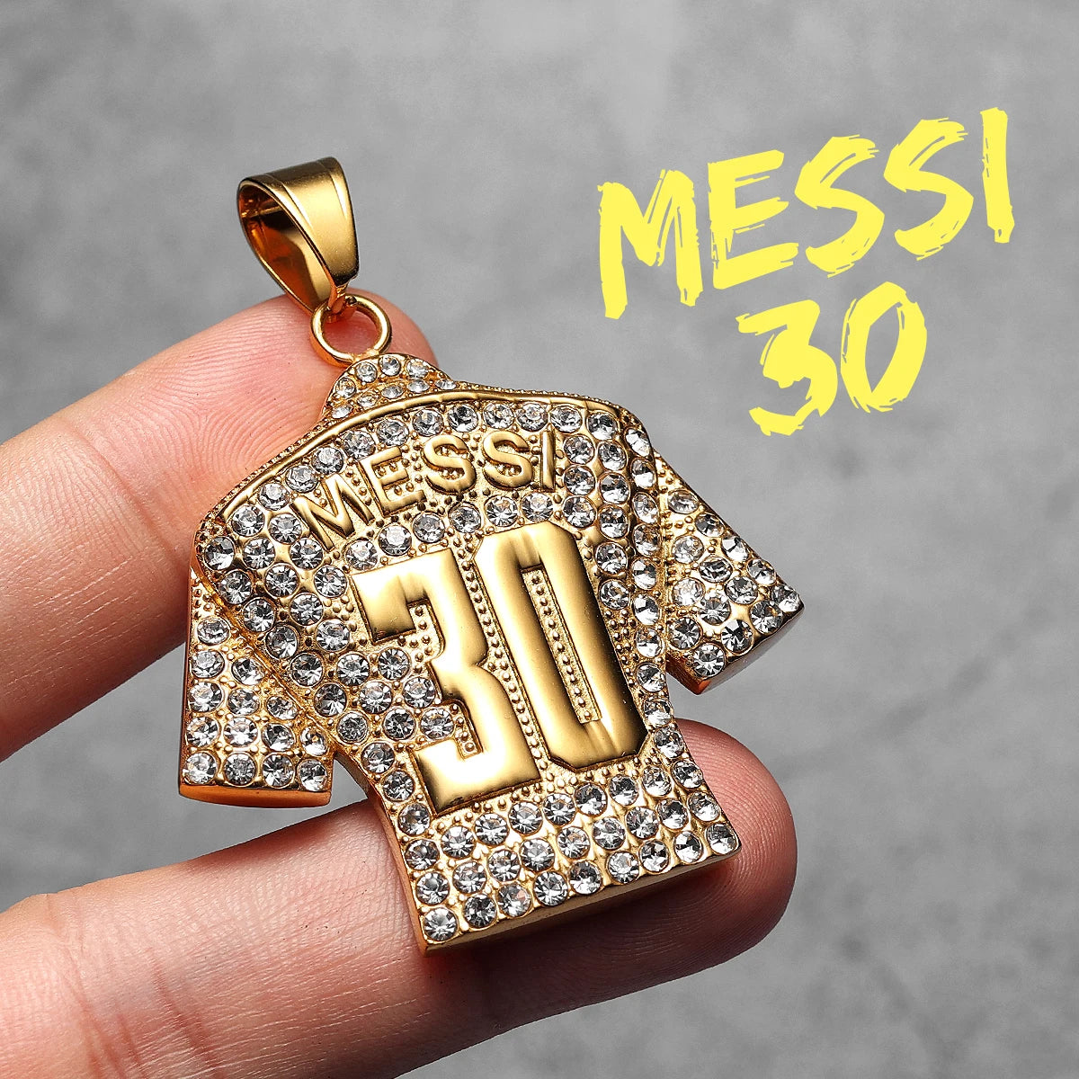 Soccer Jersey Pendant Necklace – Titanium Steel Fan Gift
