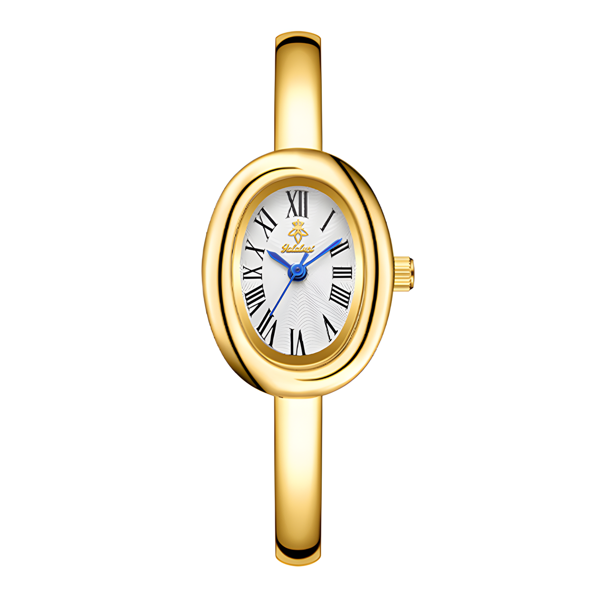 Oval Bracelet Watch with Quartz Movement and Color Options