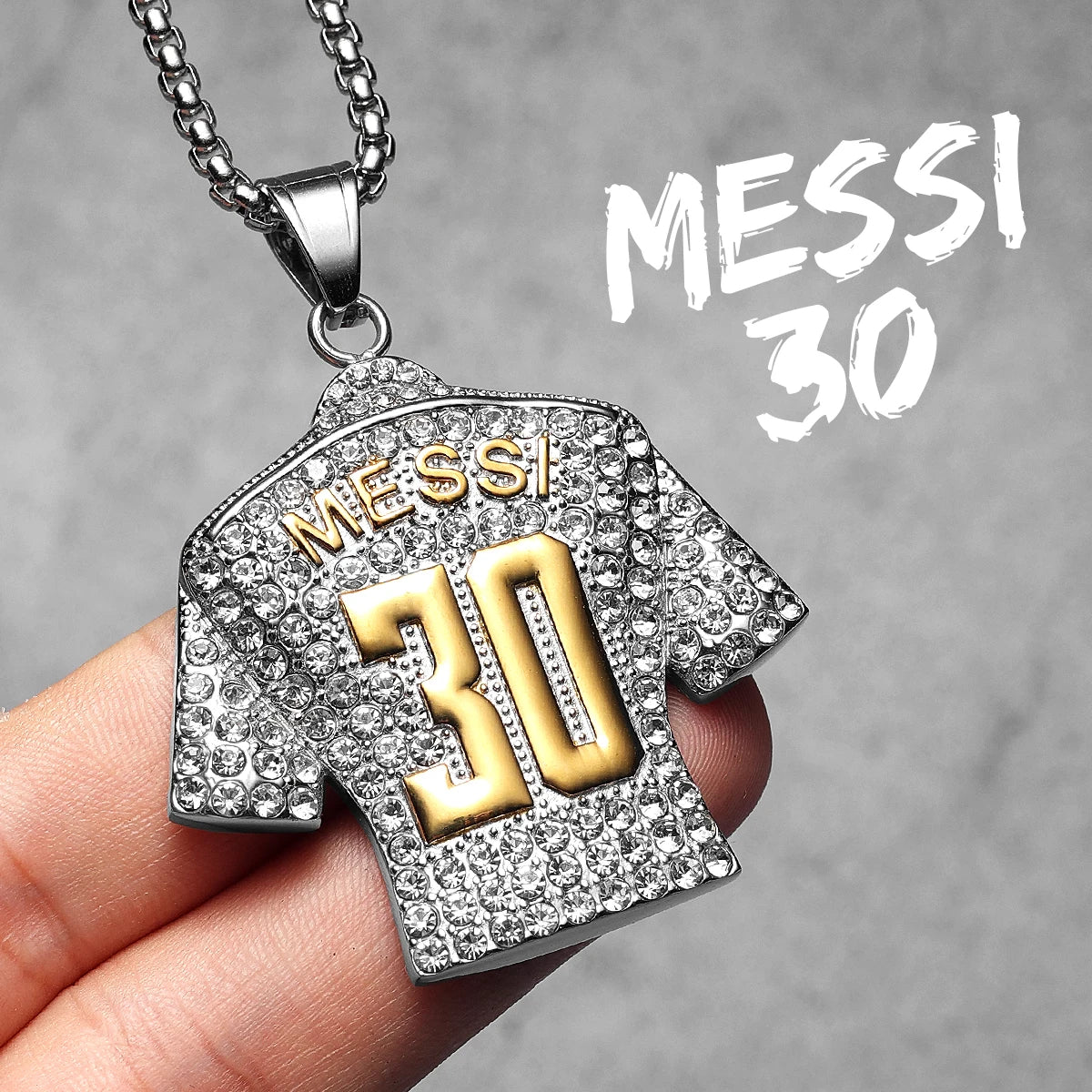 Soccer Jersey Pendant Necklace – Titanium Steel Fan Gift