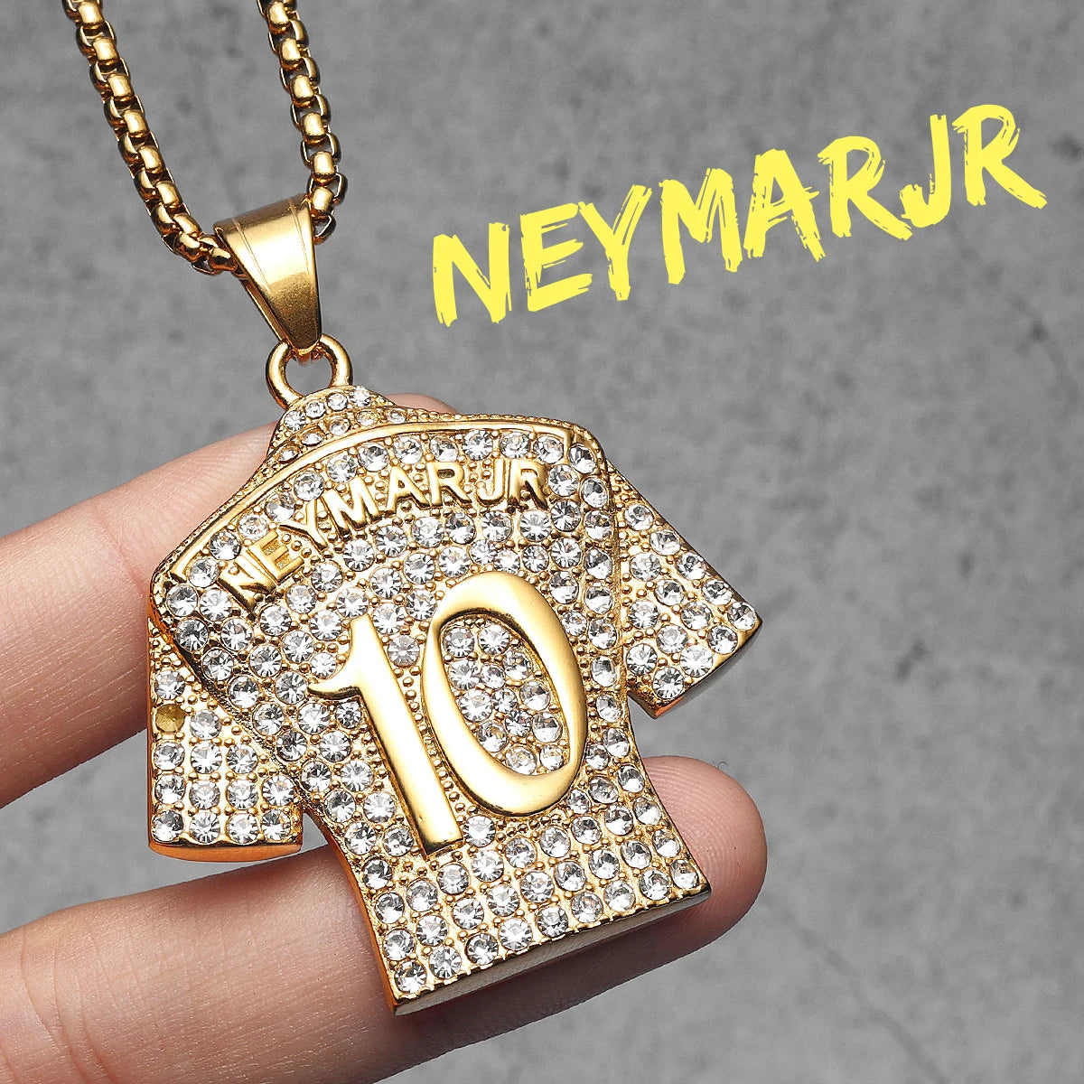 Soccer Jersey Pendant Necklace – Titanium Steel Fan Gift