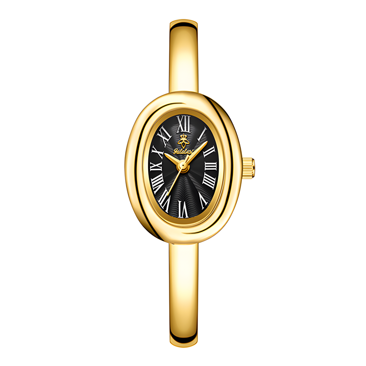 Oval Bracelet Watch with Quartz Movement and Color Options