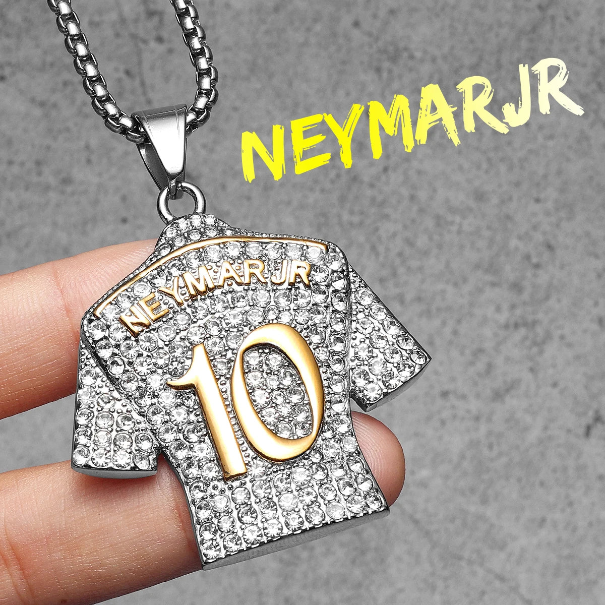 Soccer Jersey Pendant Necklace – Titanium Steel Fan Gift