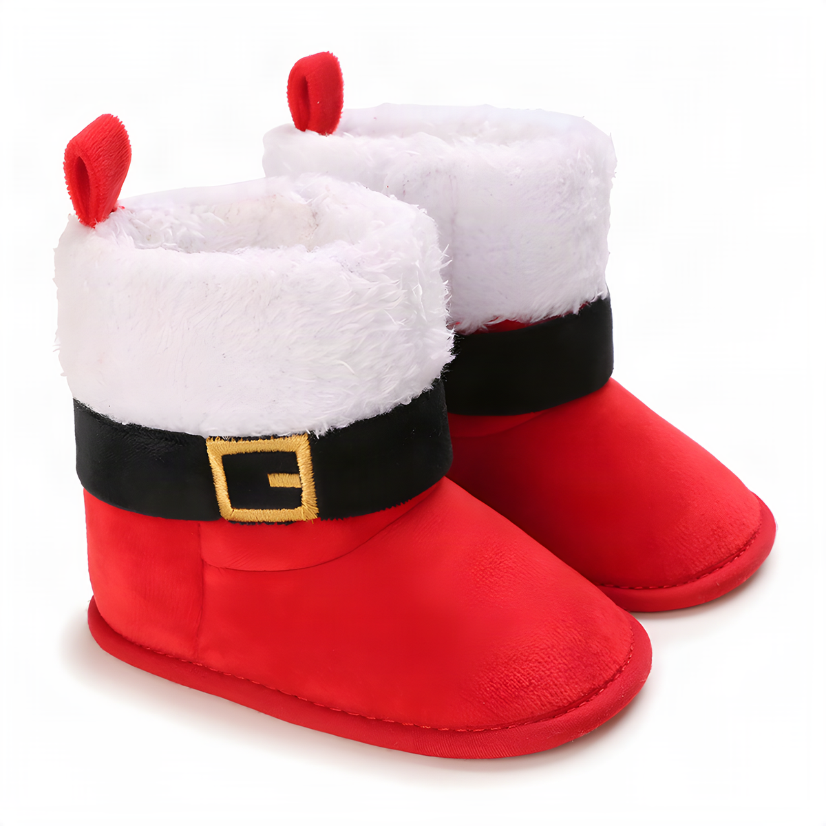 Soft Christmas Baby Booties in 11, 12 and 13 cm Size Options