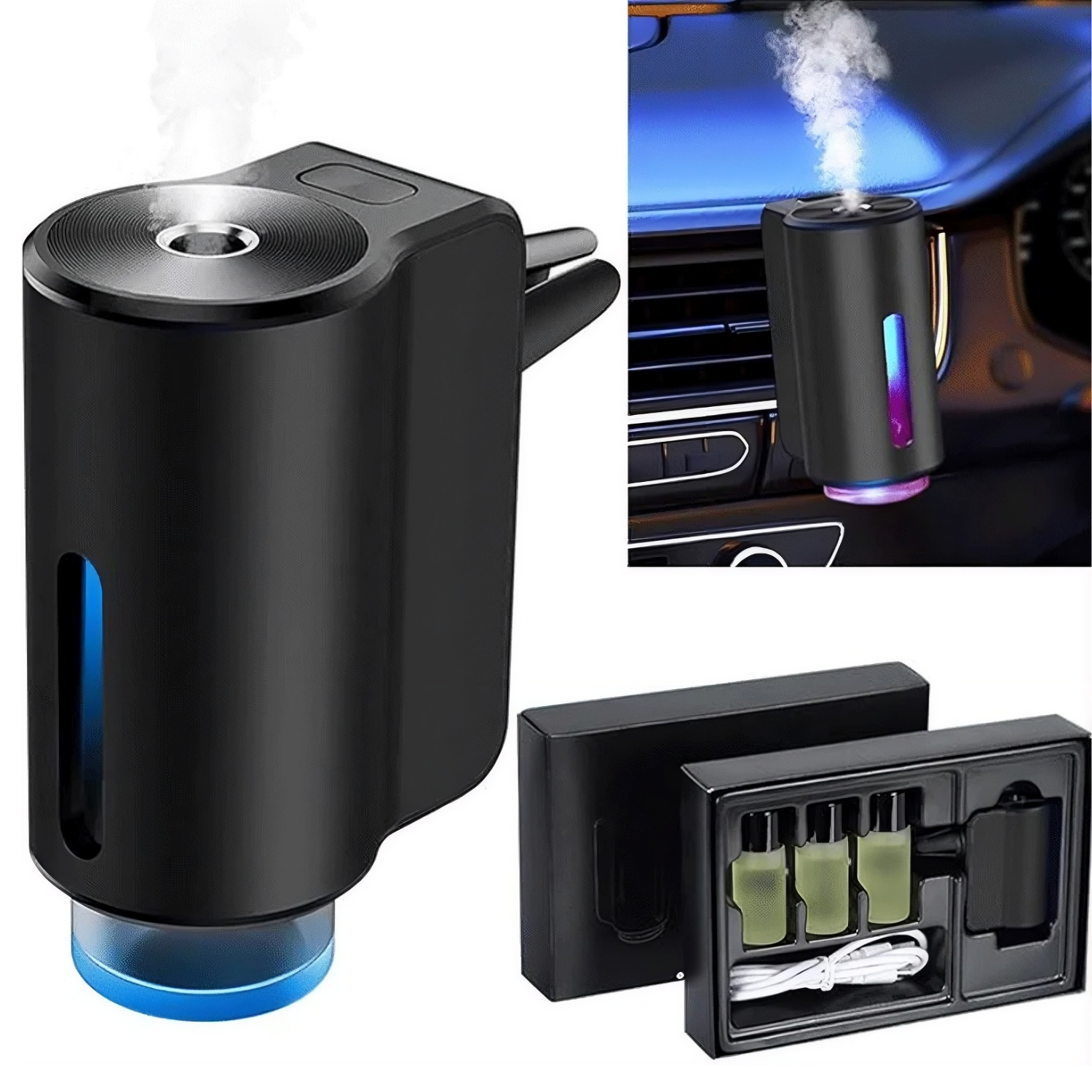 Electric Car Vent Diffuser – Essential Oil Air Freshener