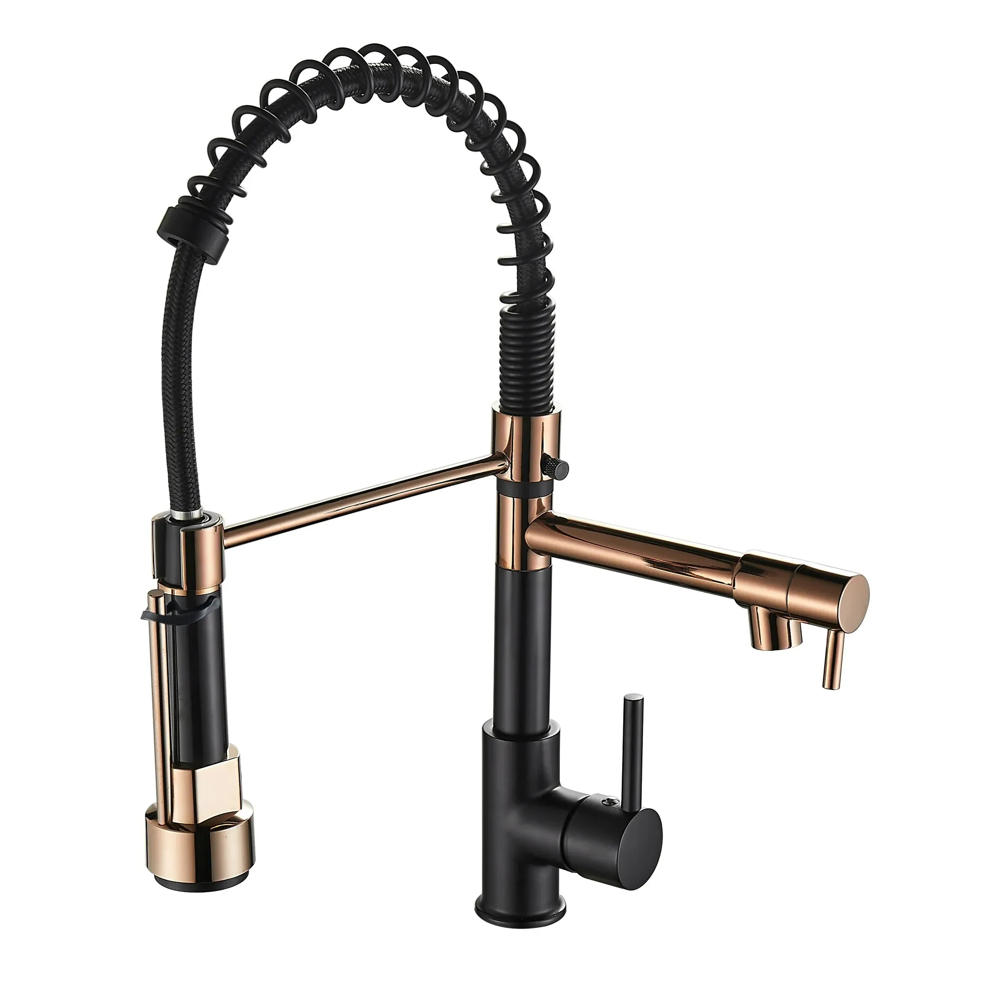 Pull-Out Kitchen Faucet – Single Handle Mixer Tap 4 Finishes