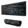Tactical Gun Parts Print Extended Desk Mat – Multi-Size