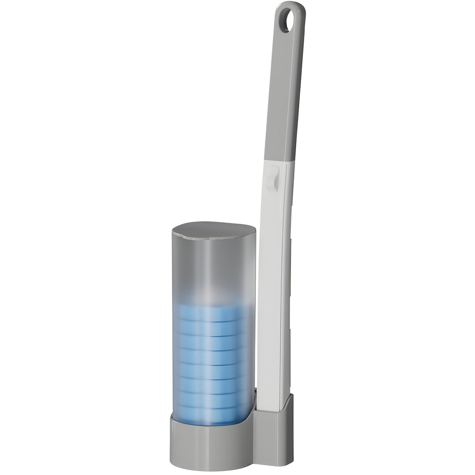 Disposable Toilet Brush with Holder and Refill Heads