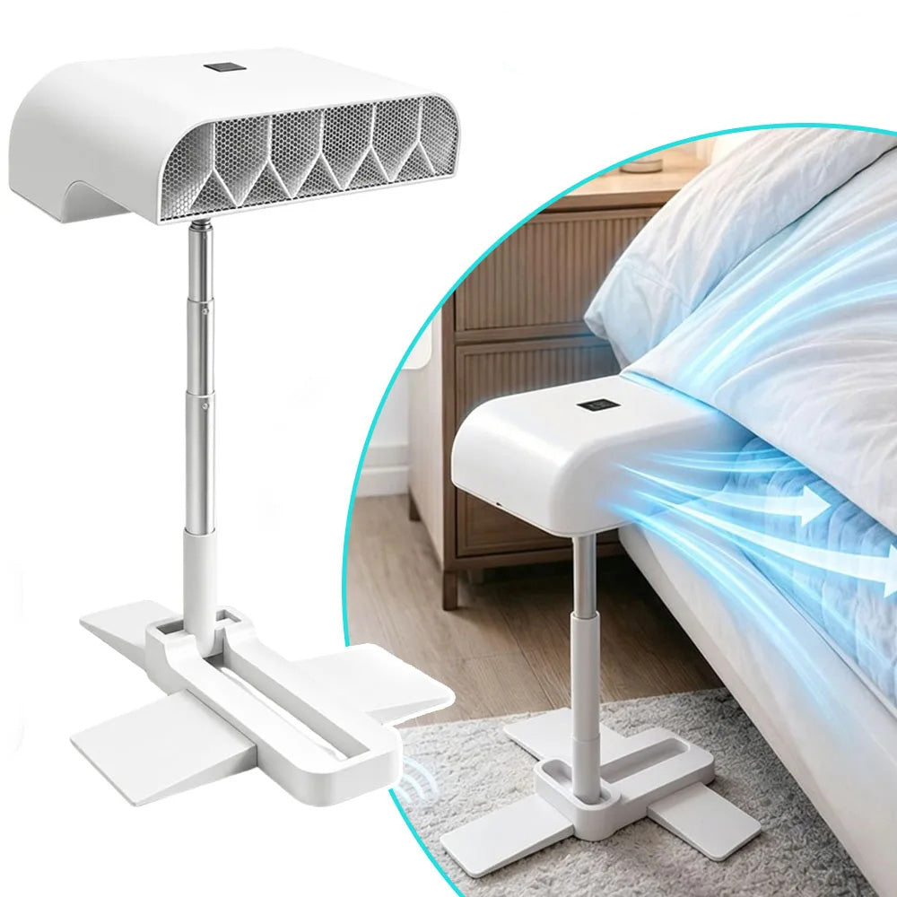 Under-Blanket Bed Cooling Fan with Remote & Timer