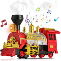 Electric Toy Train with Lights, Music and Mist Effect