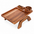 Wooden Sofa Arm Tray Table for a Comfortable Living Room