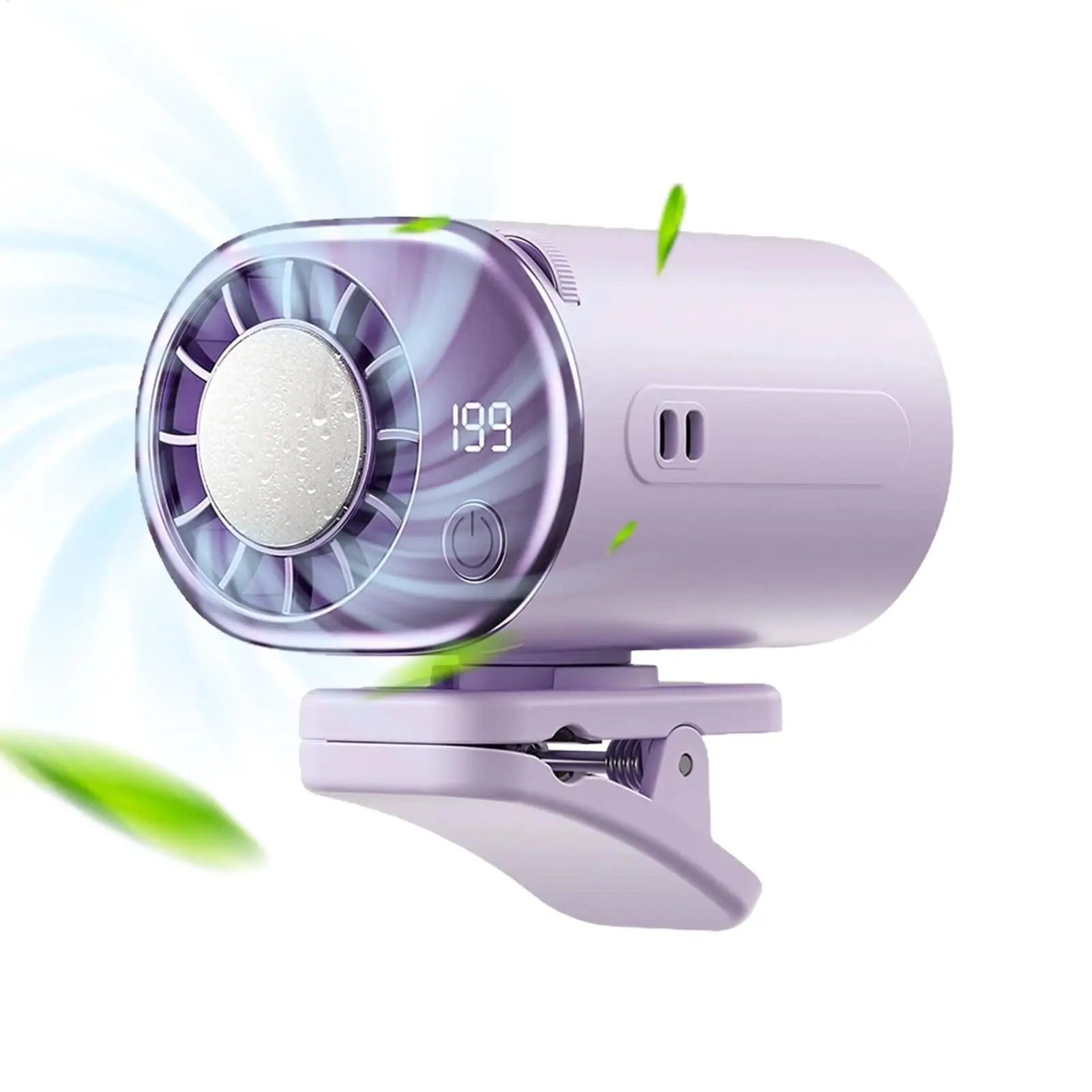 Portable Clip-On Cooling Fan 199 Speeds Semiconductor