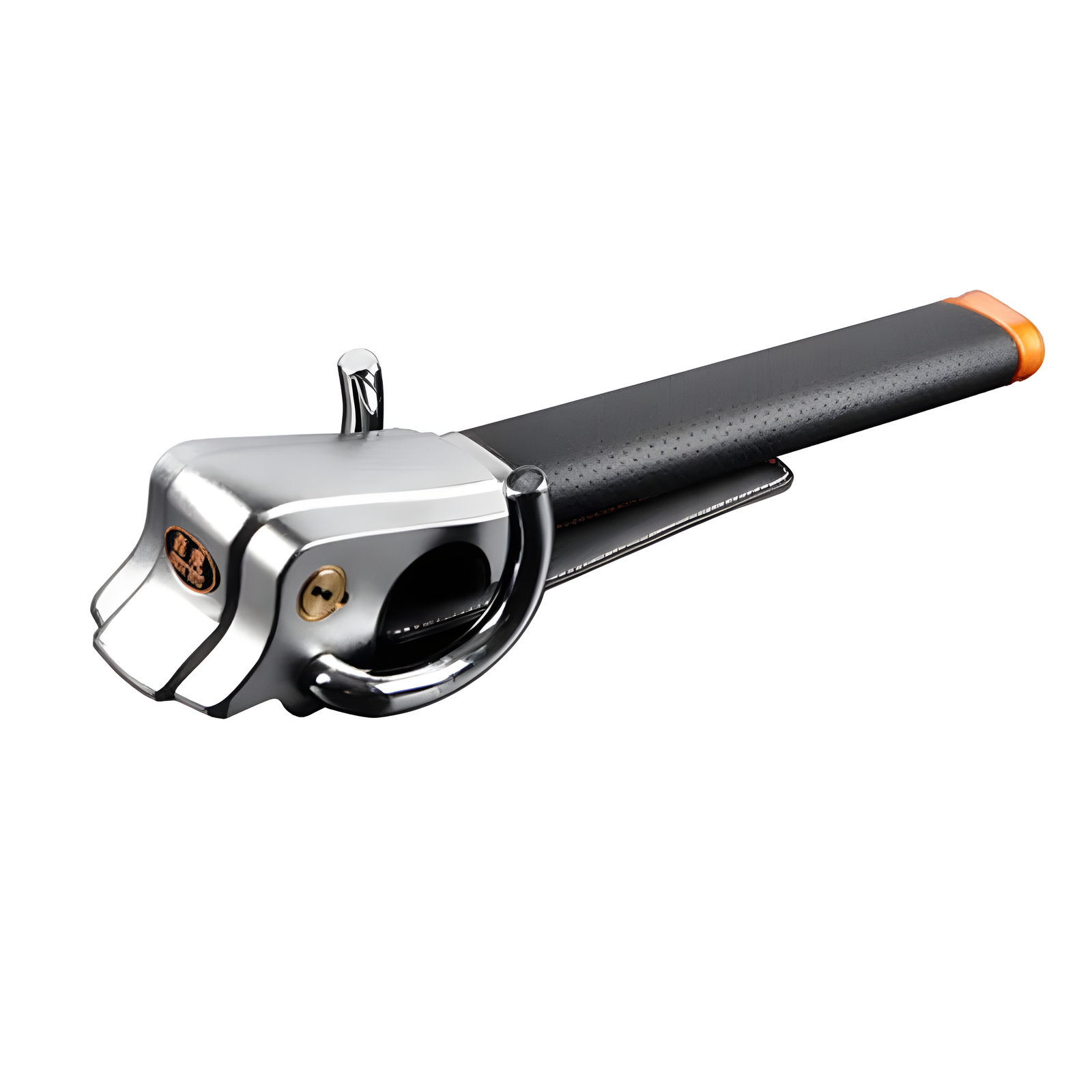 Metal Steering Wheel Security Lock with Non-Slip Handle