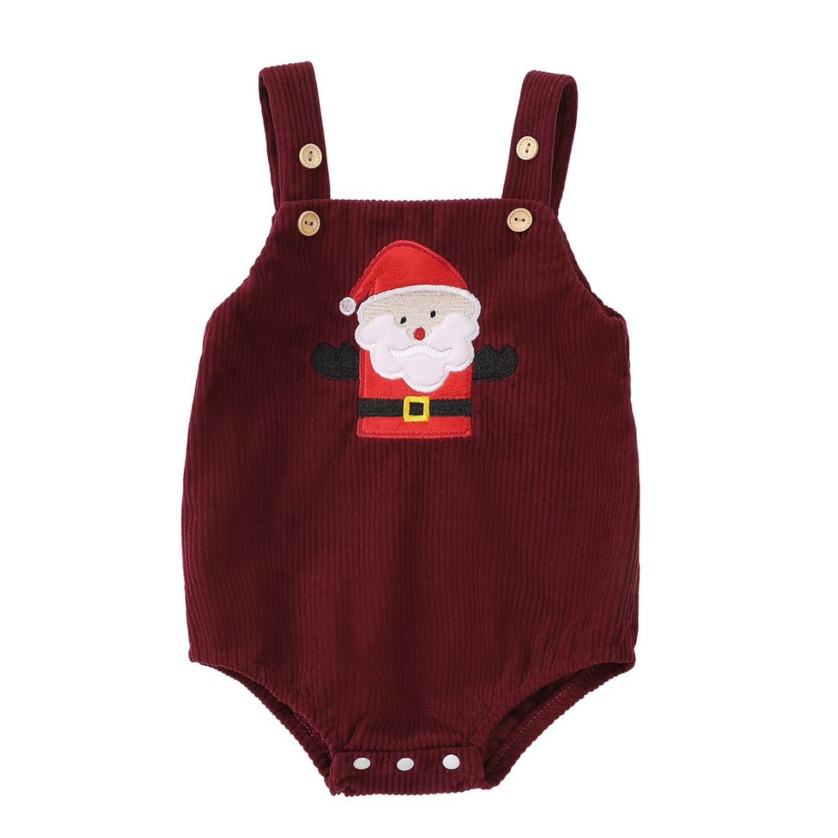 Christmas Baby Romper with Long Sleeves in Three Festive Designs